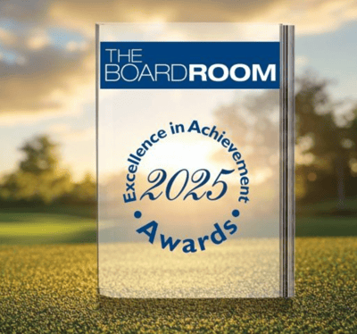 BoardRoom Excellence in Achievement Award BoardRoom Excellence in Achievement Award